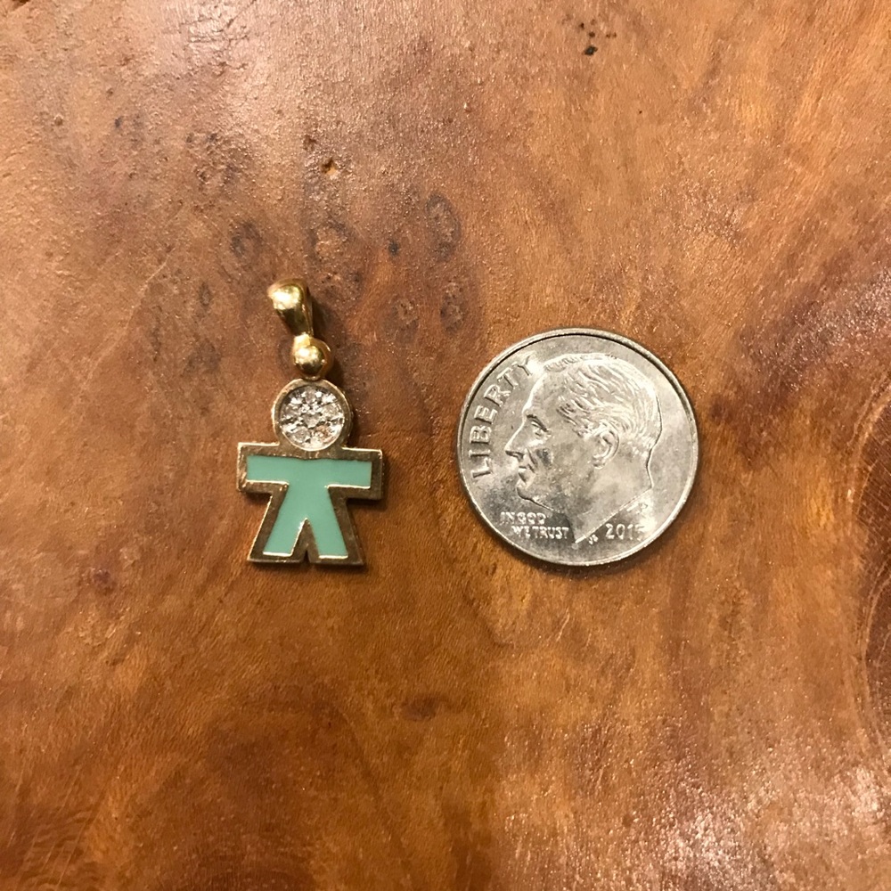 10K Yellow Gold Boy Charm - Picture 3 of 3